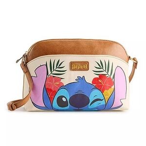 NWT! Disney Lilo & Stitch Big Face Crossbody Bag